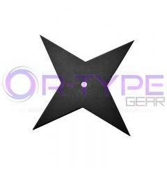 Shuriken z czarnej stali ostry