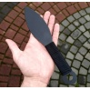 Kunai ciężki 25cm ze stali czarnej klasyczny