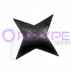 16x gumowy shuriken Zestaw