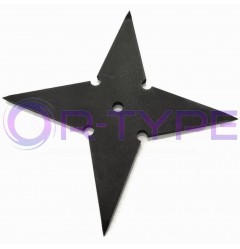 Shuriken z czarnej stali ostry